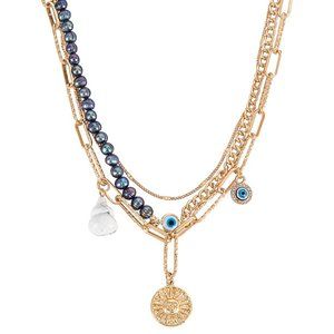 8 OTHER REASONS In The Zone Layered Necklace